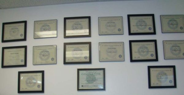 Real Estate Wall of Certifications