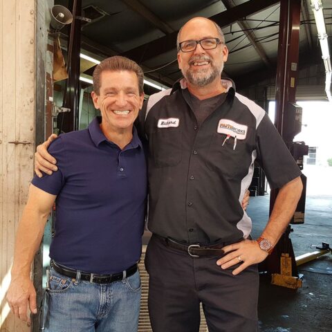 Richard Broadwater and I in 2016.