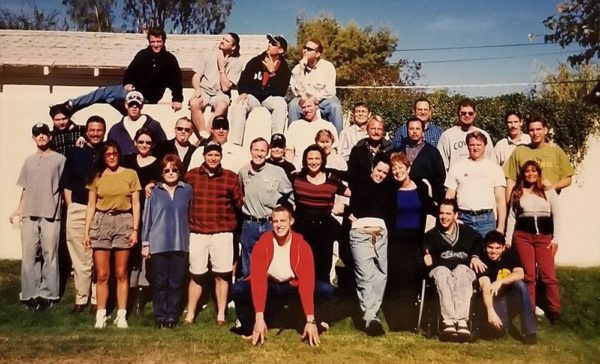 Graduating class at the 30-day rehab, December 1999
