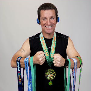 Rob Rowsell, runner in the Boston Marathon